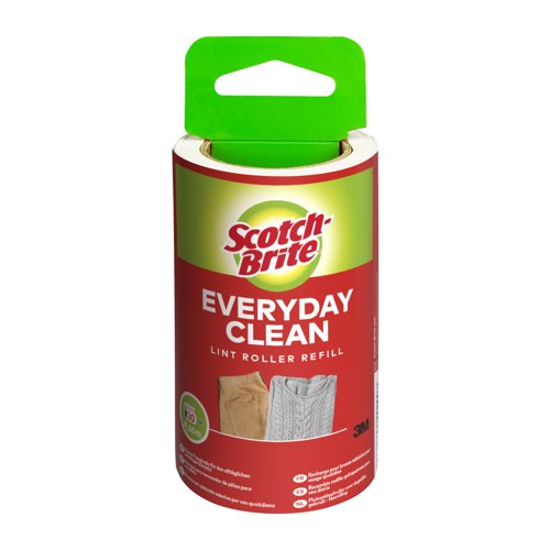 Scotch-Brite Everyday Clean Lint Roller Refill, 30 Sheets, 1/Pack