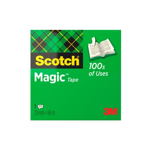 Scotch Magic Tape, 25 mm x 66 m, 1 Roll/Pack