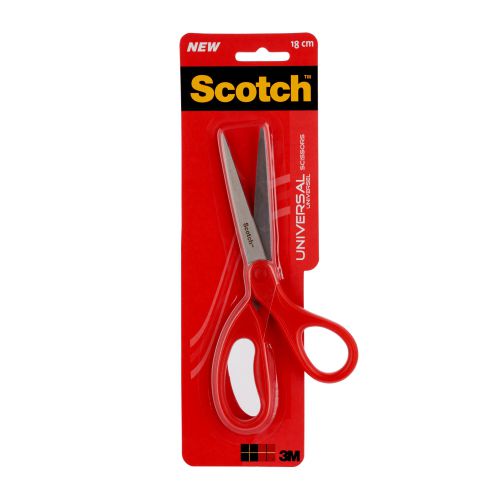 Scotch Universal Scissors Red, 1 per Pack, 18 cm