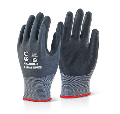 Beeswift NITRILE PU MIX COATED GLOVE XXL