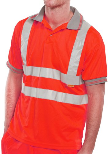 Beeswift Polo Shirt Short Sleeved Red S