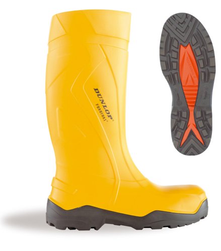 Dunlop Purofort+Full Safety Wellington Yellow 09