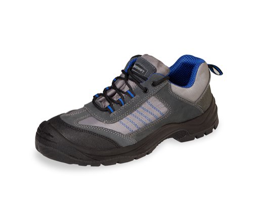 Beeswift Mesh Active Trainer Shoe Black / Blue 08