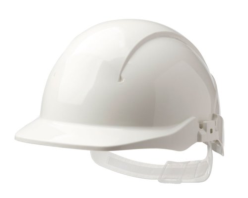 Centurion Concept Full Peak Slip Ratchet Helmet White