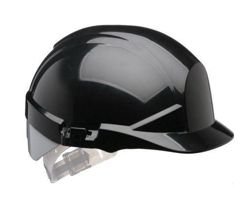 Centurion Reflex Black Slip Ratchet Helmet With Silver Flash