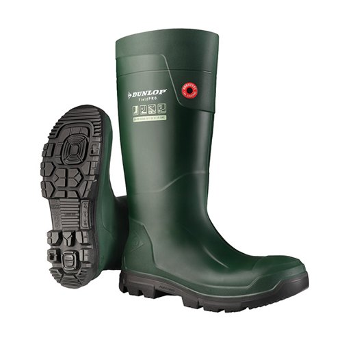 Dunlop PUROFORT FIELDPRO FULL SAFETY GREEN SIZE 04 EU 37