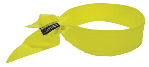 Ergodyne Evaporative Cooling Bandana Yellow