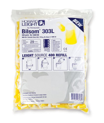 Howard Leight  303L Bilsom Foamplug (Pack of 200)