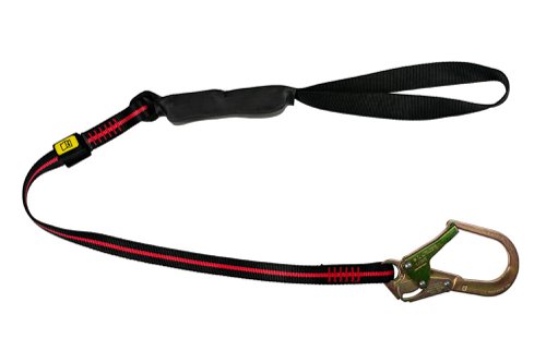 Honeywell Arc Flash Single Rebar Hook Lanyard Black / Red 1.8M