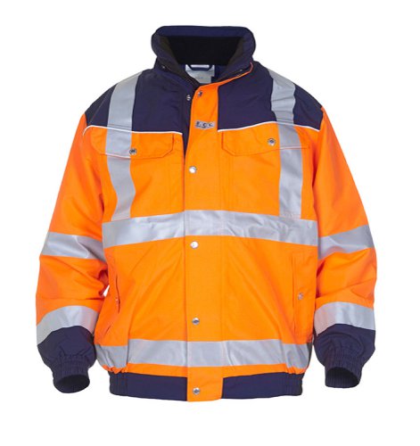 Hydrowear Furth High Visibility Simply No Sweat Pilot Jacket Two Tone Orange / Navy XL