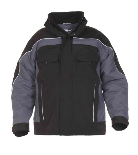 Hydrowear Rimini Simply No Sweat Waterproof Fixed Lining Pilot Jacket Grey / Black S