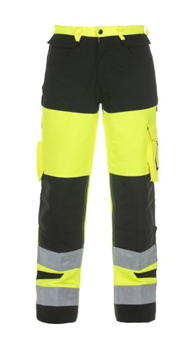 Hydrowear Hertford High Visibility Trouser Two Tone Saturnyellow / Black 44