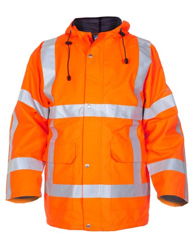 Hydrowear Uithoorn Simply No Sweat High Visibility Waterproof Parka Orange S
