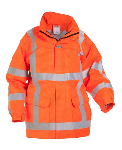 Hydrowear Markelo Multi Simply No Sweat Flame Retardant Anti-Static Waterproof Parka Orange L