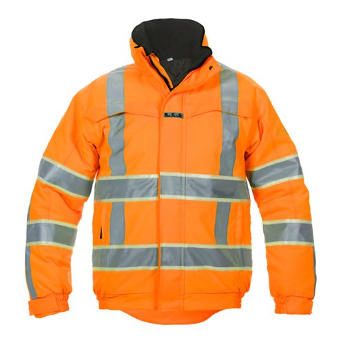 Hydrowear India High Visibility Glow In dark Pilot Jacket Orange 2XL