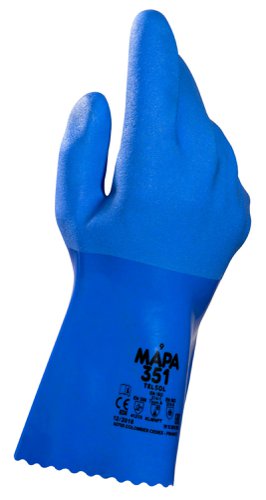 Mapa Telsol 351 Gloves Size 10 Blue (Pack of 12)