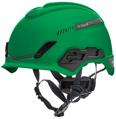 MSA V-Gard H1 Tri-Vented Helmet Green