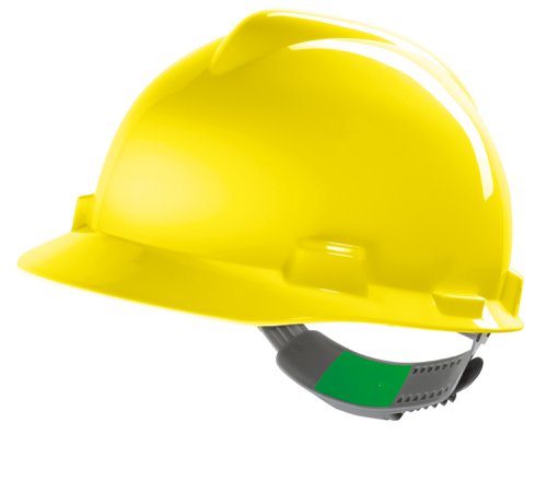 MSA V-Gard Safety Helmet Yellow