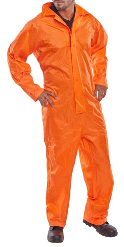 Beeswift Nylon B-Dri Coverall Orange 2XL