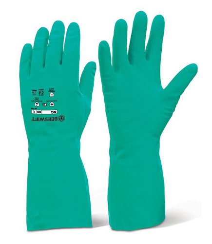 Beeswift Nitrile Green M (8)
