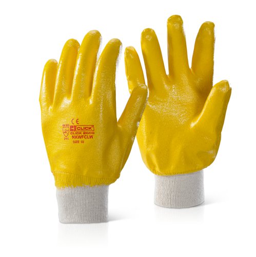 Beeswift Nitrile K / W F / C L / W Yellow 10 Yellow 10 (Box of 10)
