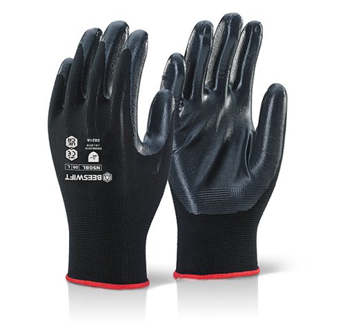 Beeswift Nite Star Glove Black Medium Size 08