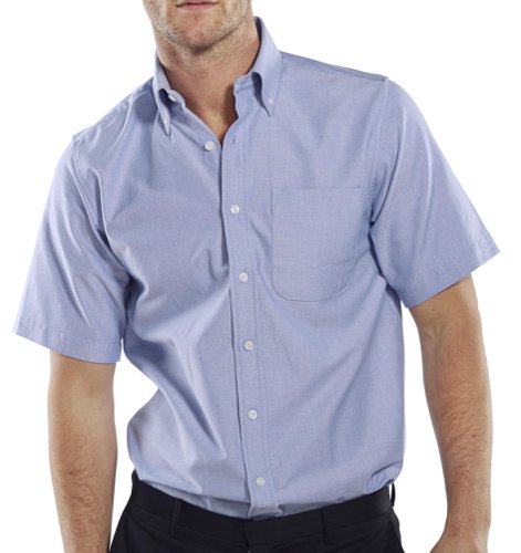 Beeswift Oxford Shirt Short Sleeve Blue 18