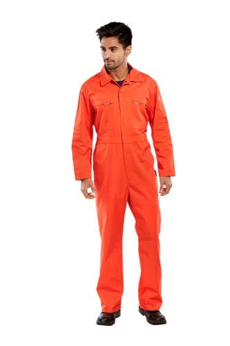 Beeswift Heavy Weight Boilersuit Orange 38