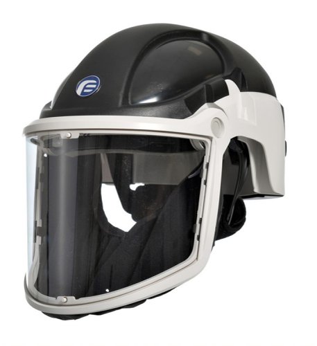 Gentex Pf3000 Hard Hat (Black) Papr Clear Visor P3