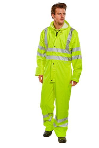 Beeswift Super B-Dri Breathable Coverall Saturn Yellow L