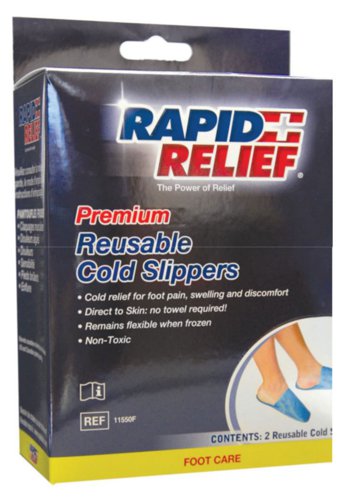 Rapid Aid Premium Reusable Cold Slippers 5”X12”