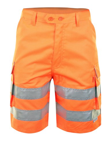 Beeswift ORANGE Hi Visibility SHORTS 42