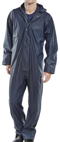 Beeswift Super B-Dri Coveralls Navy Blue XL