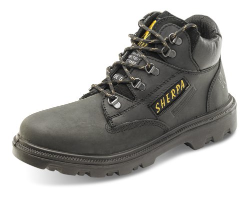 Beeswift Sherpa Dual Density Pu / Rubber Mid Cut Boot Black 07