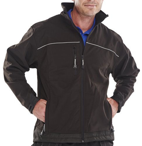 Beeswift Soft Shell Jacket Black S