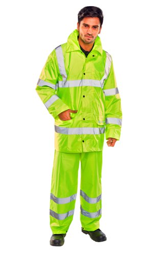 Beeswift Lightweight En471 En343 Suit Saturn Yellow 4XL