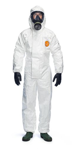Dupont Tychem 4000S Chz5 Hooded Coverall White M