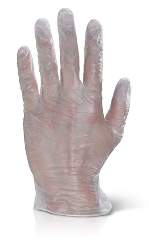 Beeswift Vinyl Gloves Powder Free Clear Medium (Box of 1000)