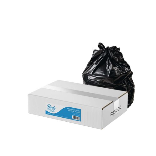 Standard Black Sacks 10kg Medium Duty (200) PS3000