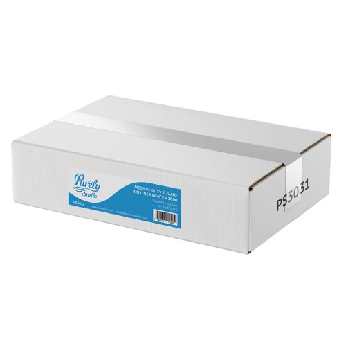 Square Bin Liner Medium Strength (1000) PS3031