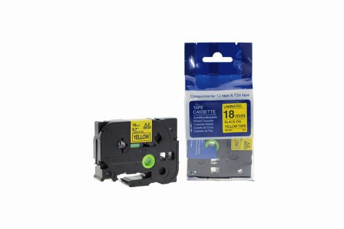 Compatible Brother P Touch TZe-641 Black on Yellow also for TZ-641 Label Cassette