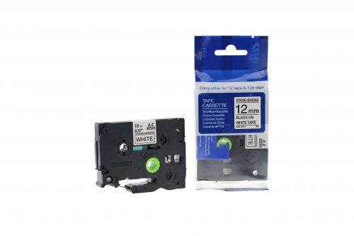 Compatible Brother P-Touch TZe-S231 Black on White also for TZ-S231 Strong Adhesive Label Cassette