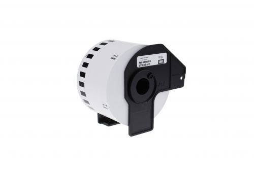 Compatible Brother DKN55224 White Continuous Length Non-adhesive Paper Tape Roll
