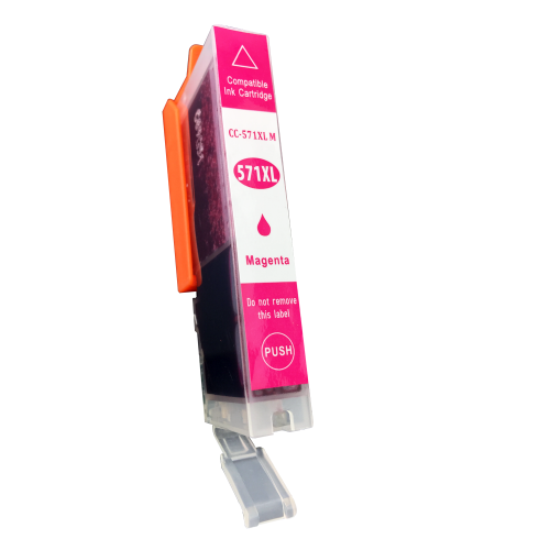 Comp Canon CLI-571XLM Hi Yld Magenta Ink Ctg 0333C001