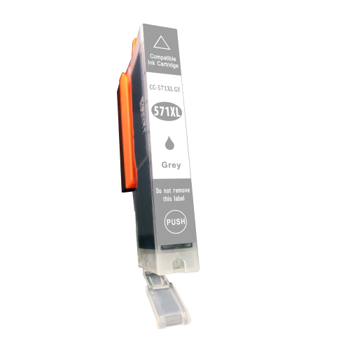Comp Canon CLI-571XLGY Hi Yld Grey Ink Ctg 0335C001