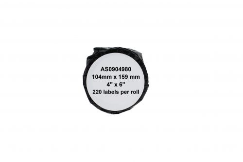 Comp Dymo S0904980 Ex Large Shipping Labels 4XL (Paper) Pack of 220 Unchipped