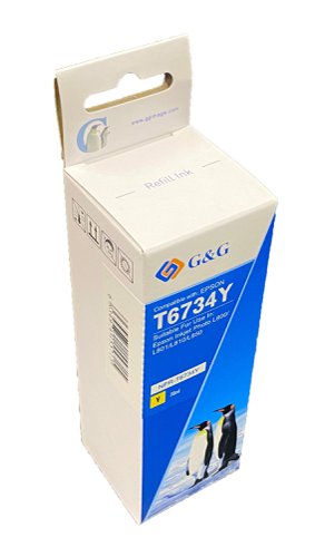 Compatible Epson  C13T67344A Yellow Ink Bottle