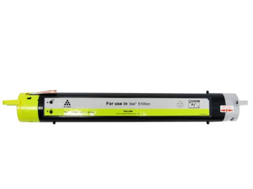 Remanufactured Dell 593-10053 Yellow Hi Cap 593-10122 Toner