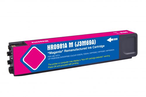 Remanufactured HP 981A Magenta J3M69A Inkjet