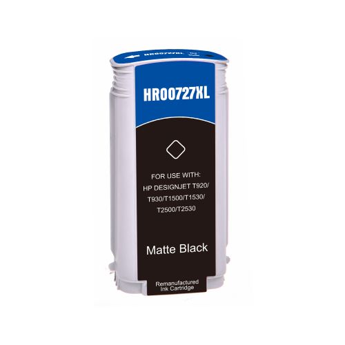HP G+G 727MBK Matte Black Wide Format Ink Cartridge B3P22A